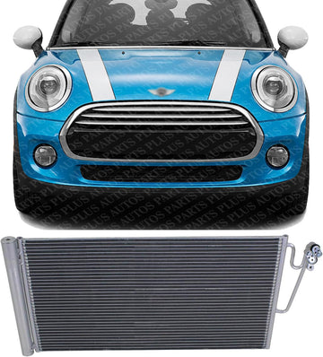 Front A/C Condenser Aluminum Core Direct Replacement Compatible With 2009-2016 Mini Cooper / 2011-2016 Countryman / 2013-2016 Paceman MC3030102 64539239920