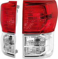 Set Of 2 Tail Light Assembly Left Driver & Right Passenger Side Direct Replacement Compatible With 2007-2009 Toyota Tundra TO2800165 TO2801165 815500C070 815600C070