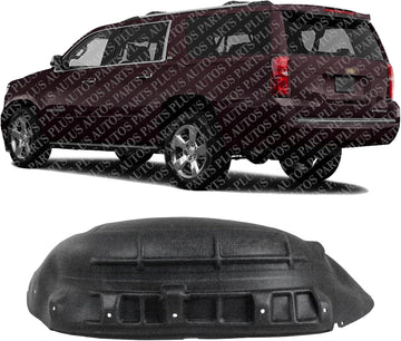 Rear Fender Liner Left Driver Side Direct Replacement Compatible With 2015-2020 Chevrolet Suburban/GMC Yukon XL GM1762107 23264146