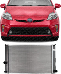 Front Radiator Aluminum Core Direct Replacement Compatible With 2010-2015 Toyota Prius/Plug-In / 2014-2016 Lexus CT200h TO3010325 1640037230