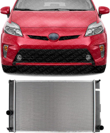 Front Radiator Aluminum Core Direct Replacement Compatible With 2010-2015 Toyota Prius/Plug-In / 2014-2016 Lexus CT200h TO3010325 1640037230