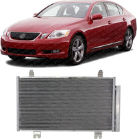 Front A/C Condenser Aluminum Core Direct Replacement Compatible With 2006 Lexus GS300 / 2007-2011 GS350 / 2006-2007 GS430 LX3030117 8846030871