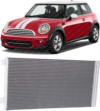 Front AC Condenser Aluminum Core Direct Replacement Compatible With 2011-2015 Mini Cooper / 2012-2015 Roadster MC3030103 64539228607