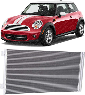 Front AC Condenser Aluminum Core Direct Replacement Compatible With 2011-2015 Mini Cooper / 2012-2015 Roadster MC3030103 64539228607