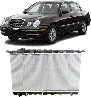 Front Radiator Aluminum Core Direct Replacement Compatible With 2004-2006 Kia Amanti KI3010126 253103F001