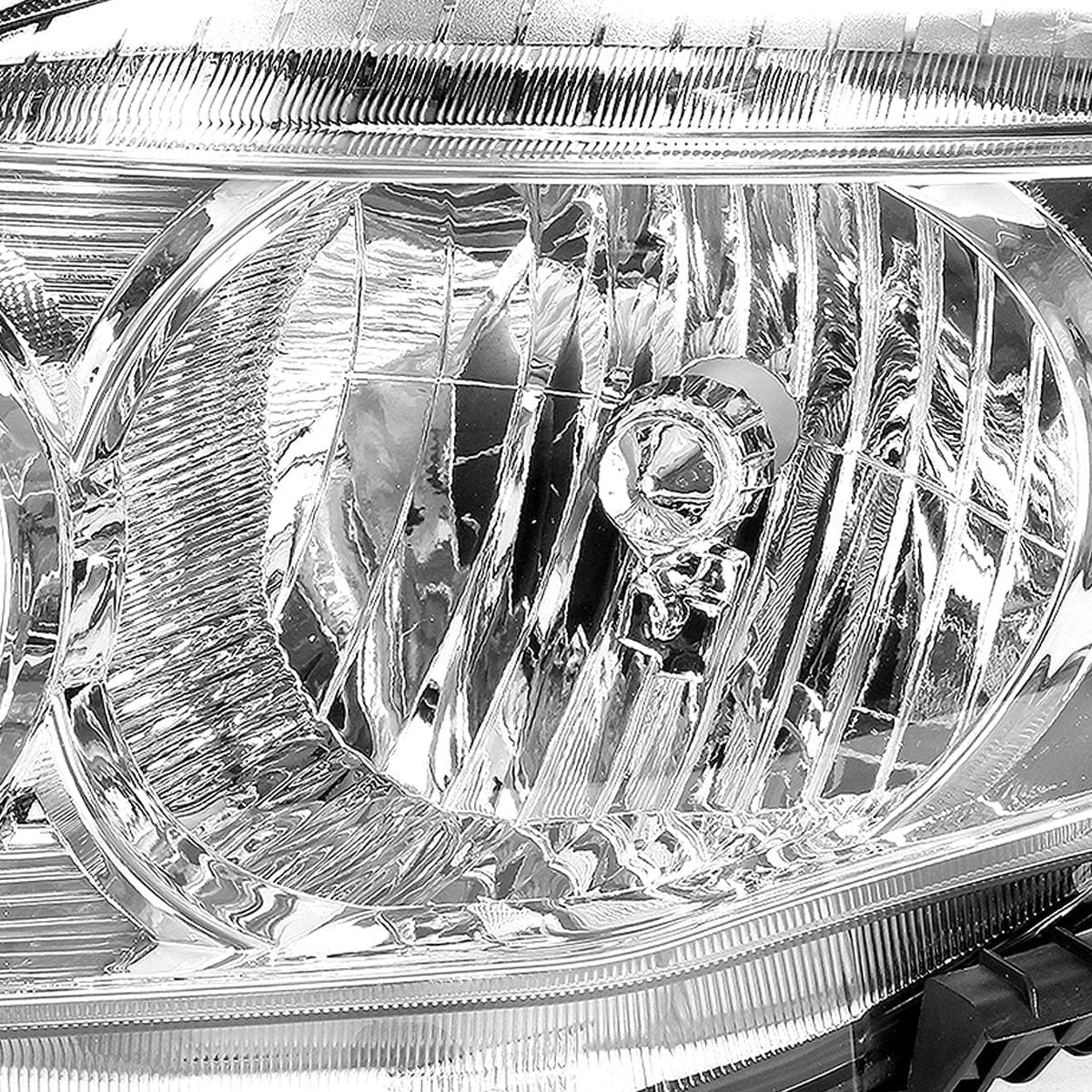 Front Head Light Assembly Chrome Interior Left Driver Side Direct Replacement Compatible With 2009-2010 Toyota Corolla TO2502182 8115002670