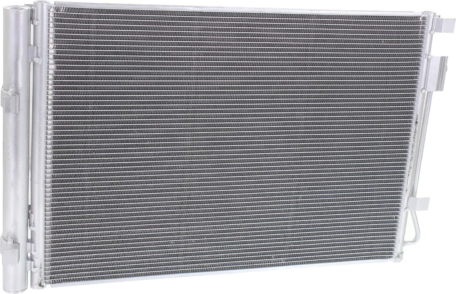 Front AC Condenser Aluminum Core Direct Replacement Compatible With 2012-2017 Hyundai Accent/Kia Rio/Veloster HY3030157 HY3030149 HY3030150 976061W000 976061W001 976061R0
