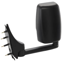 Front Towing Mirror Primed Manual Folding Without Signal Light Right Passenger Side Direct Replacement Compatible With 2002-2014 Ford E-Series 3C2Z17682FAA-PFM