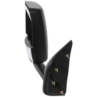 Front Towing Mirror Primed Manual Folding Without Signal Light Right Passenger Side Direct Replacement Compatible With 2002-2014 Ford E-Series 3C2Z17682FAA-PFM