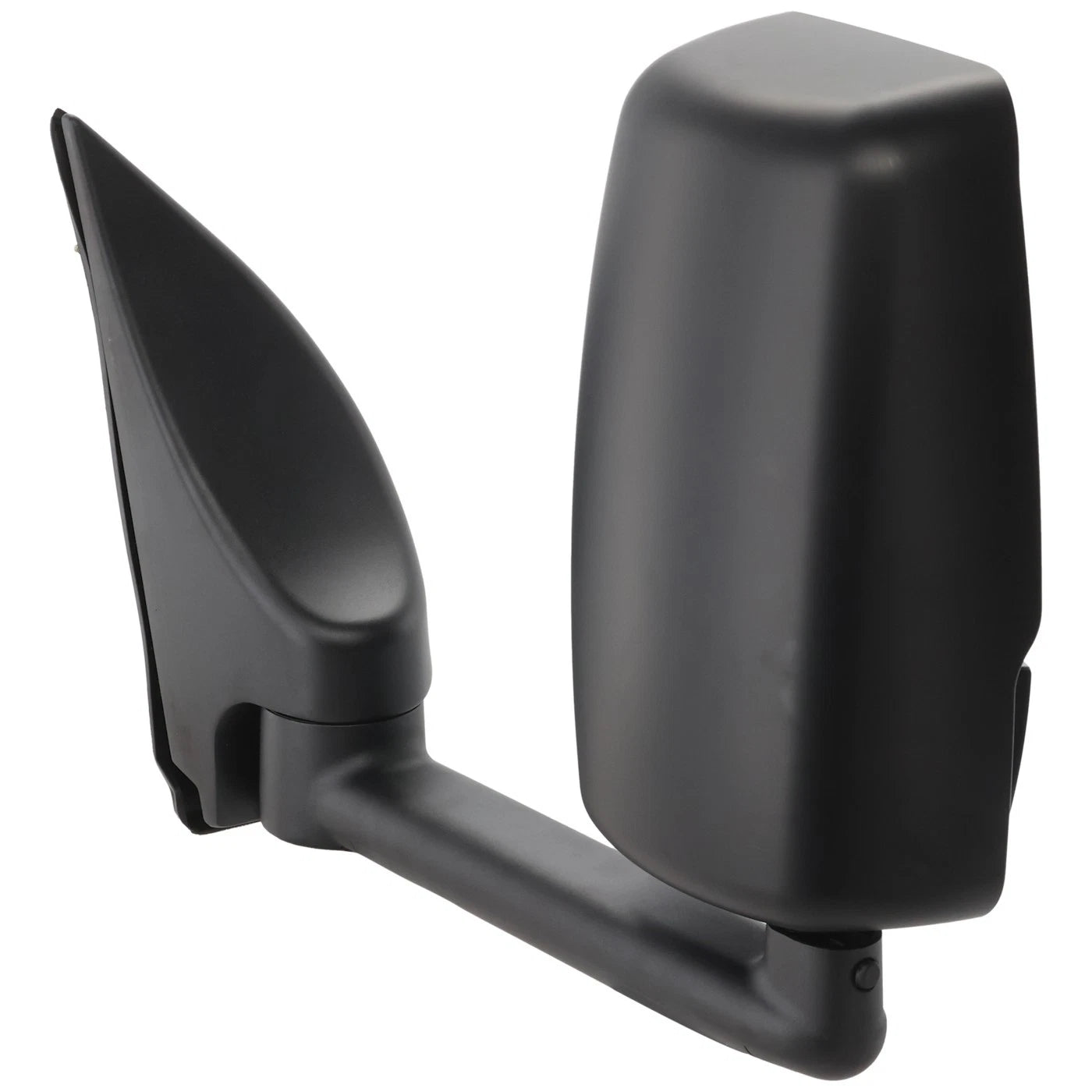Front Towing Mirror Primed Manual Folding Without Signal Light Right Passenger Side Direct Replacement Compatible With 2002-2014 Ford E-Series 3C2Z17682FAA-PFM