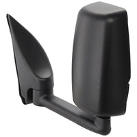 Front Towing Mirror Primed Manual Folding Without Signal Light Right Passenger Side Direct Replacement Compatible With 2002-2014 Ford E-Series 3C2Z17682FAA-PFM