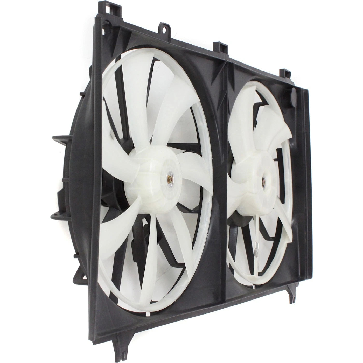 Front Radiator Dual Cooling Fan Assembly Plastic Direct Replacement Compatible With 2006-2013 Lexus IS250 LX3120101 1636374340-PFM
