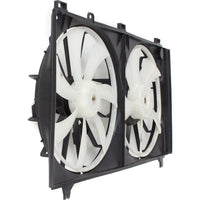 Front Radiator Dual Cooling Fan Assembly Plastic Direct Replacement Compatible With 2006-2013 Lexus IS250 LX3120101 1636374340-PFM