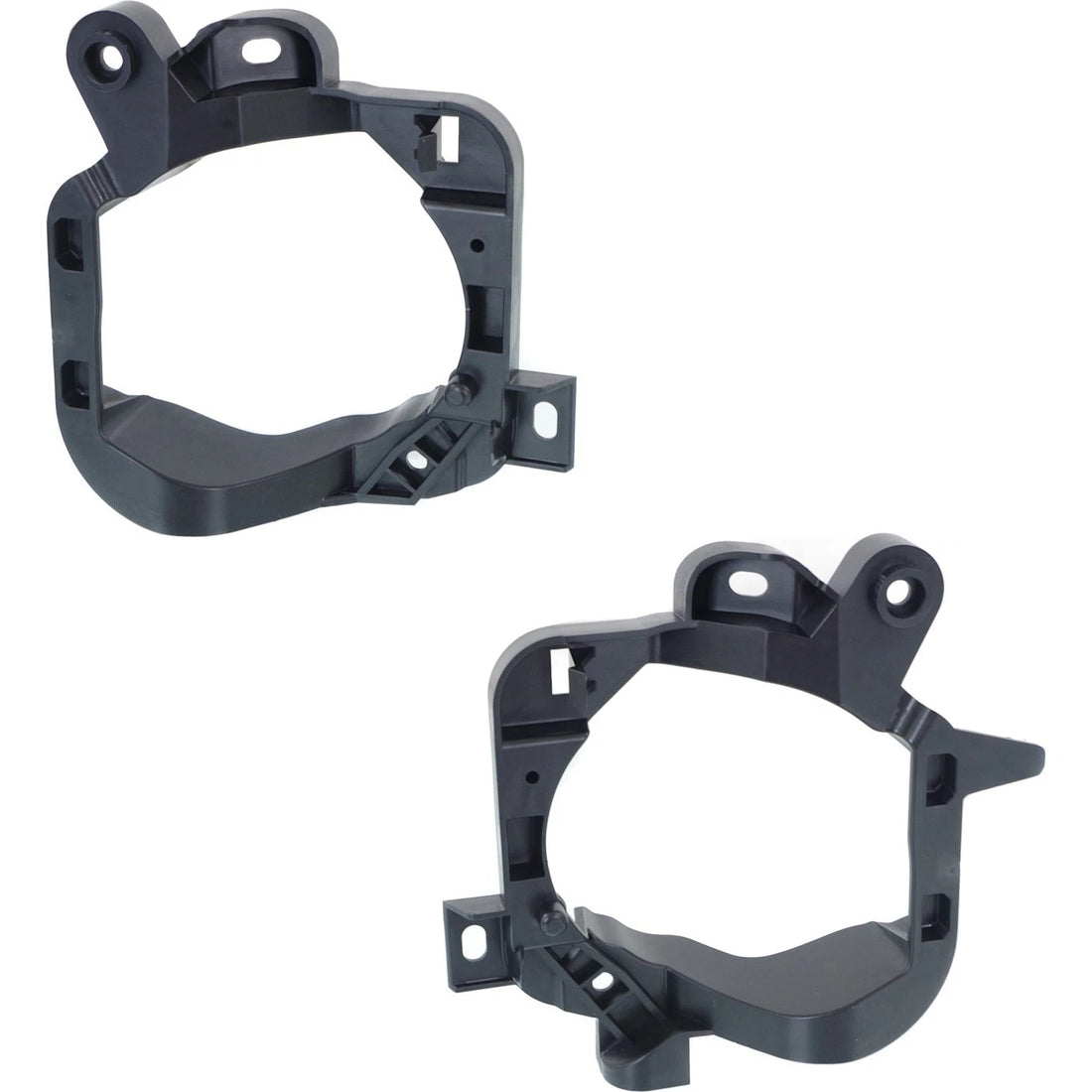 Set Of 2 Front Fog Light Bracket Plastic Left Driver & Right Passenger Side Direct Replacement Compatible With 2011-2015 Lexus IS250 / IS350 LX2603104 LX2602104 5212553030 5212653030