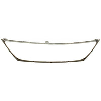 Front Bumper Center Grille Molding Chrome Plastic Direct Replacement Compatible With 2006 Lexus GS300 / 2007 GS350 LX1210101 5271130231