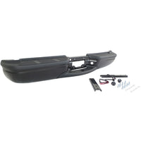 Rear Step Bumper Assembly Primed Steel Direct Replacement Compatible With 1999-2007 Ford F-Series Super Duty FO1101121 2C3Z17906DA-PFM