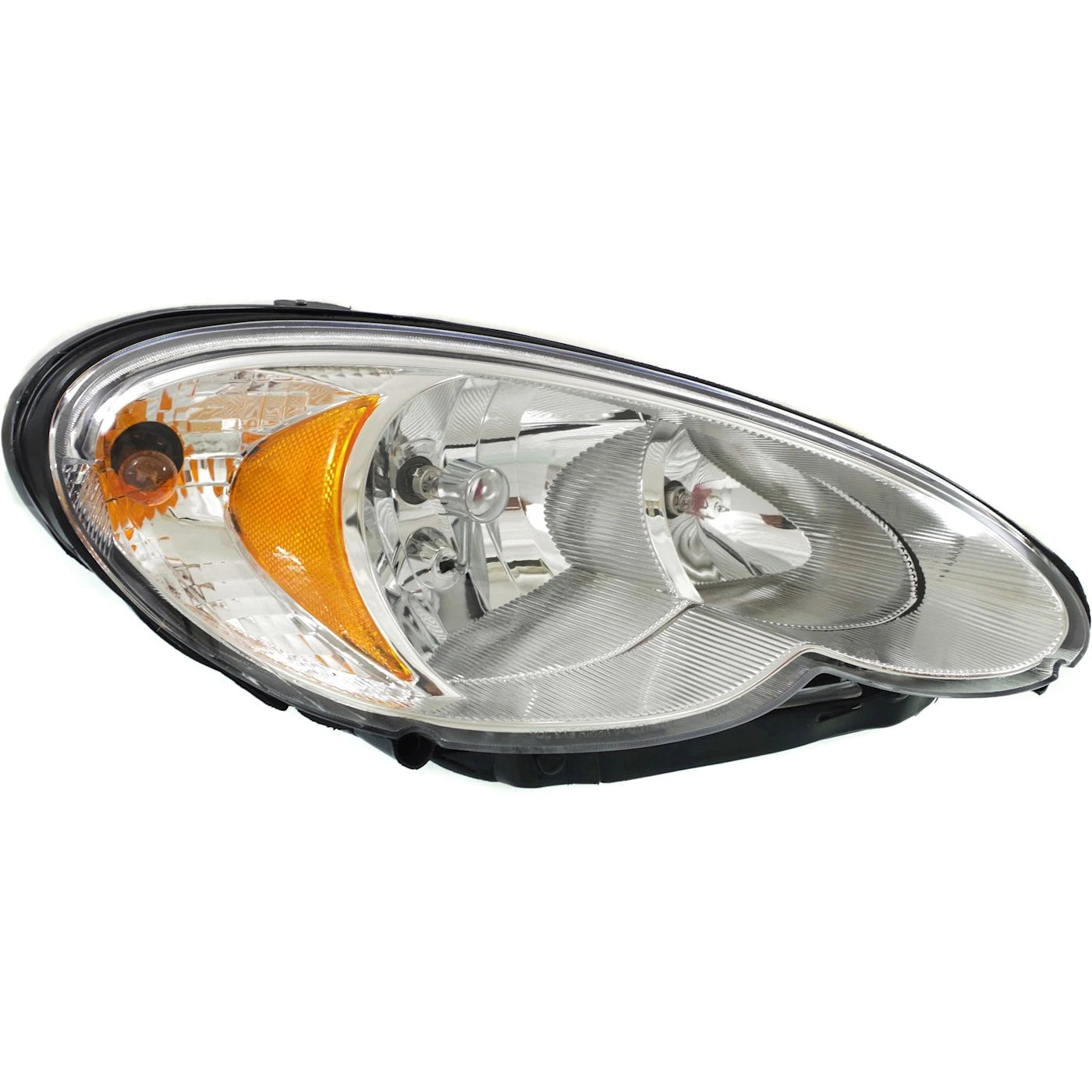 Set Of 2 Front Head Light Assembly Halogen Right Passenger & Left Driver Side Direct Replacement Compatible With 2006-2010 Chrysler PT Cruiser CH2502164 CH2503164 5116043AF 5116042AF