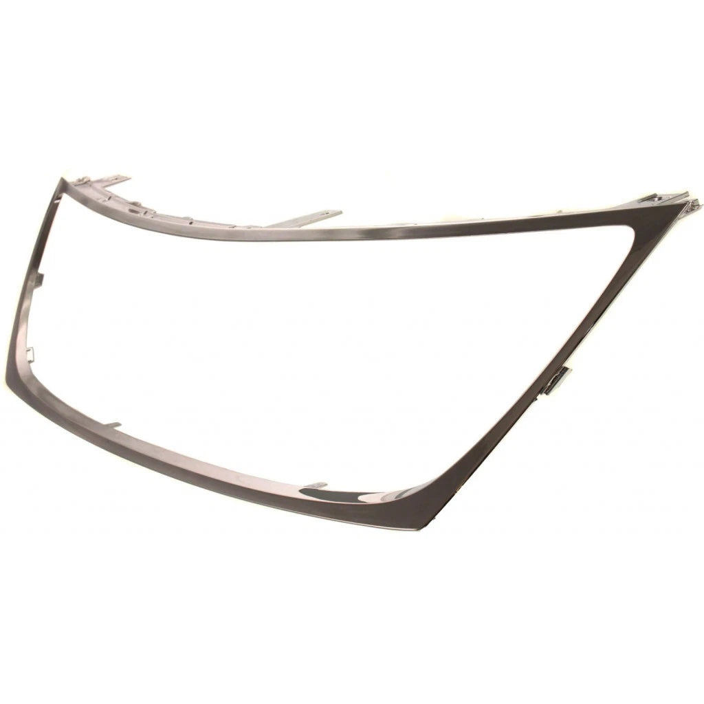 Front Bumper Center Grille Molding Chrome Plastic Direct Replacement Compatible With 2006 Lexus GS300 / 2007 GS350 LX1210101 5271130231