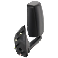 Front Towing Mirror Primed Manual Folding Without Signal Light Right Passenger Side Direct Replacement Compatible With 2002-2014 Ford E-Series 3C2Z17682FAA-PFM