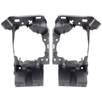 Set Of 2 Front Fog Light Bracket Plastic Left Driver & Right Passenger Side Direct Replacement Compatible With 2014-2016 Lexus IS250 / IS350 / IS200t LX2603107 LX2602107