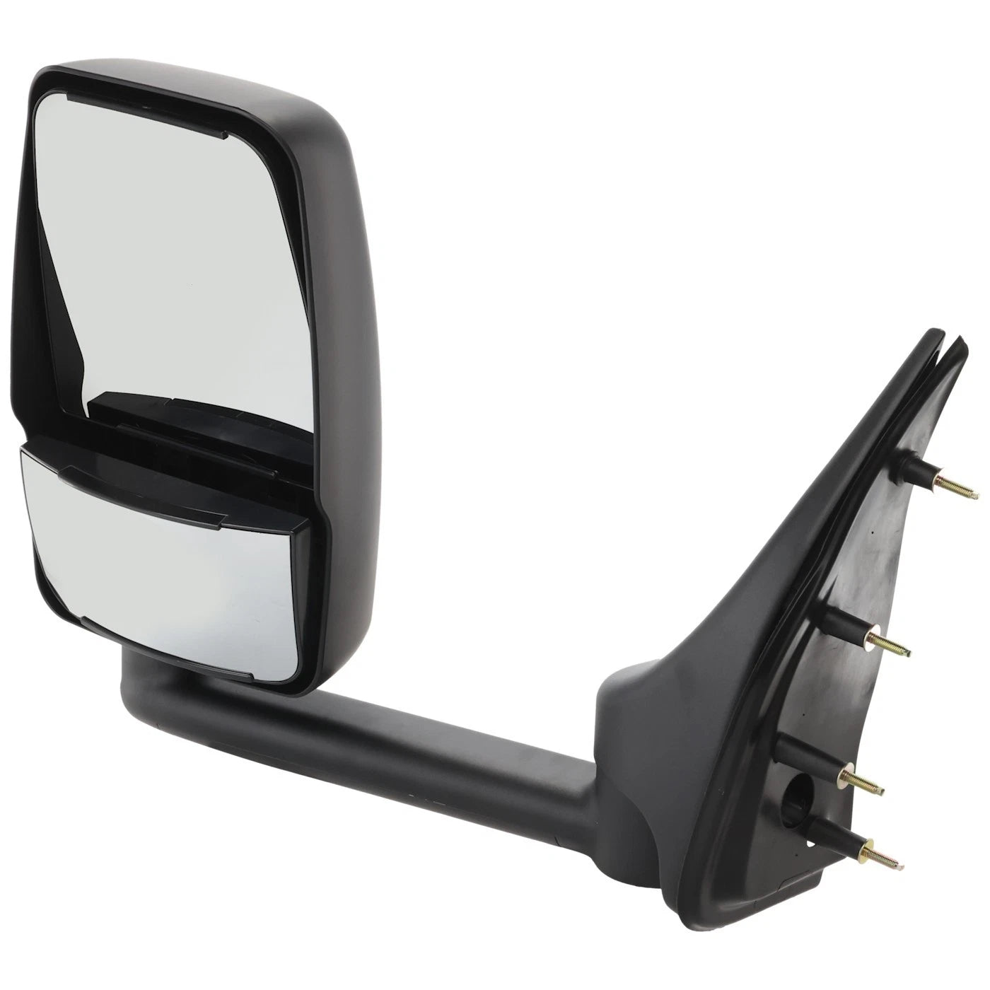 Front Towing Mirror Primed Manual Folding Without Signal Light Right Passenger Side Direct Replacement Compatible With 2002-2014 Ford E-Series 3C2Z17682FAA-PFM