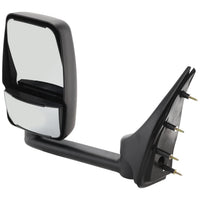 Front Towing Mirror Primed Manual Folding Without Signal Light Right Passenger Side Direct Replacement Compatible With 2002-2014 Ford E-Series 3C2Z17682FAA-PFM