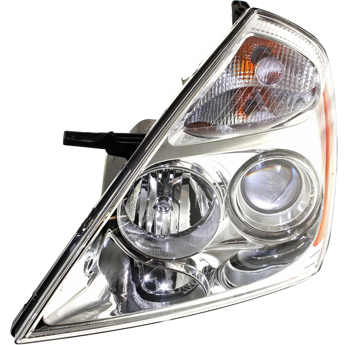 Set Of 2 Front Head Light Assembly Plastic Left Driver & Right Passenger Side Direct Replacement Compatible With 2006 Kia Sedona KI2502120 KI2503120 921014D010 921024D010