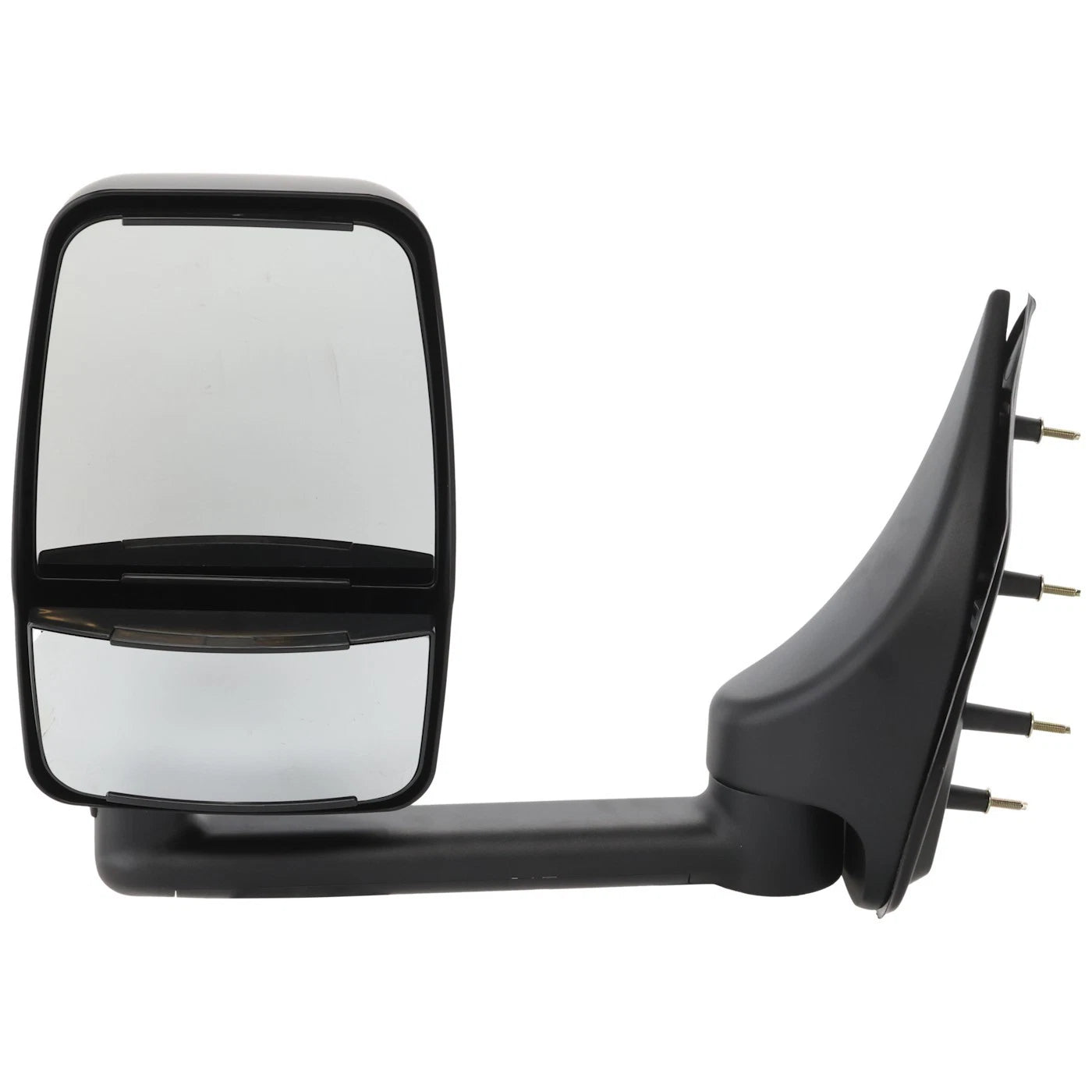 Front Towing Mirror Primed Manual Folding Without Signal Light Right Passenger Side Direct Replacement Compatible With 2002-2014 Ford E-Series 3C2Z17682FAA-PFM
