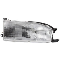 Front Headlights + Corner Lamps Assembly Right Passenger & Left Driver Side Direct Replacement Compatible With 1992-1994 Toyota Camry TO2502105 TO2503105 TO2521109 TO2520107