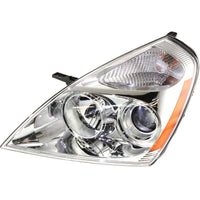 Set Of 2 Front Head Light Assembly Plastic Left Driver & Right Passenger Side Direct Replacement Compatible With 2006 Kia Sedona KI2502120 KI2503120 921014D010 921024D010