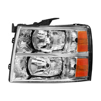 Front Head Light + Tail Lamp Left Driver & Right Passenger Side Direct Replacement Compatible With 2007-2013 Chevrolet Silverado 1500/2007-2014 2500HD 3500HD GM2503280 GM2502280