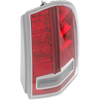 Set Of 2 Tail Light Assembly With Red Accent Right passenger Left Driver Side Direct Replacement Compatible With 2011-2013 Chrysler 300 68042170AE-PFM 68042171AE-PFM