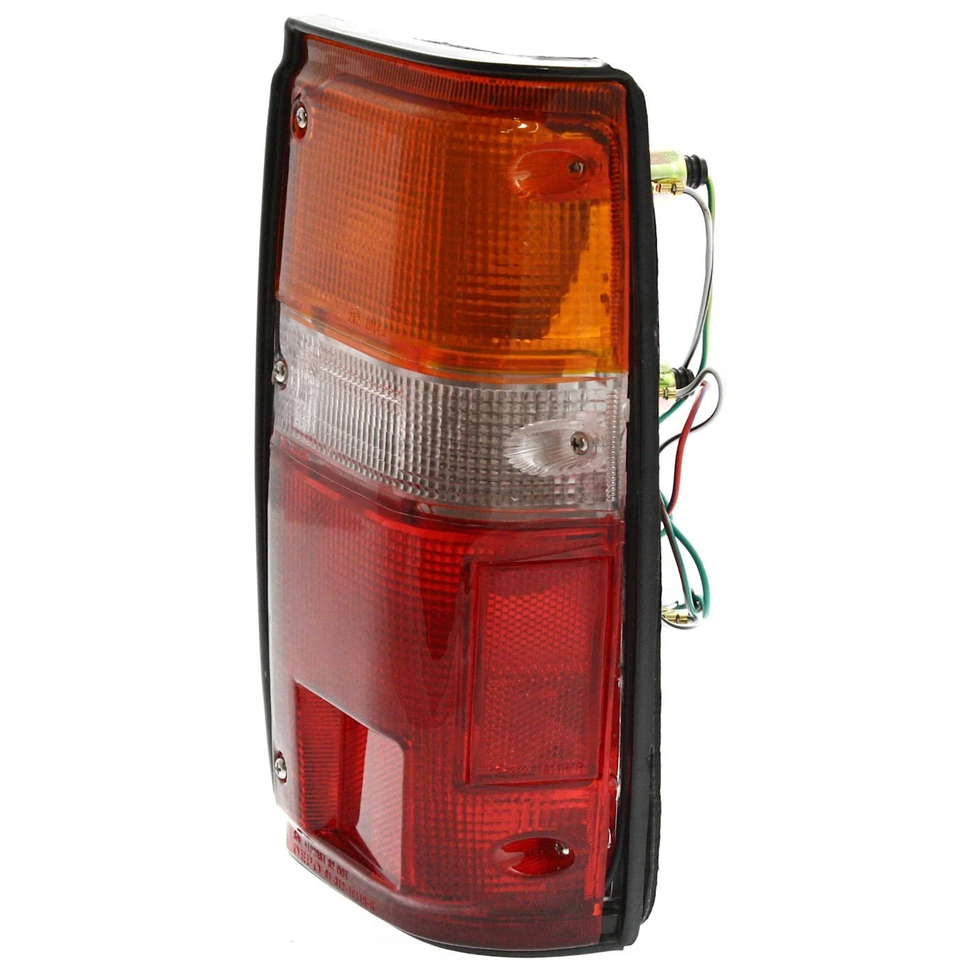 Set Of 2 Tail Light Assembly With Black Trim Right Passenger & Left Driver Side Direct Replacement Compatible With 1984-1989 Toyota 4Runner / 1984-1988 Pickup TO2801103 TO2800103
