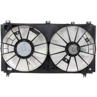 Front Radiator Dual Cooling Fan Assembly Plastic Direct Replacement Compatible With 2006-2013 Lexus IS250 LX3120101 1636374340-PFM