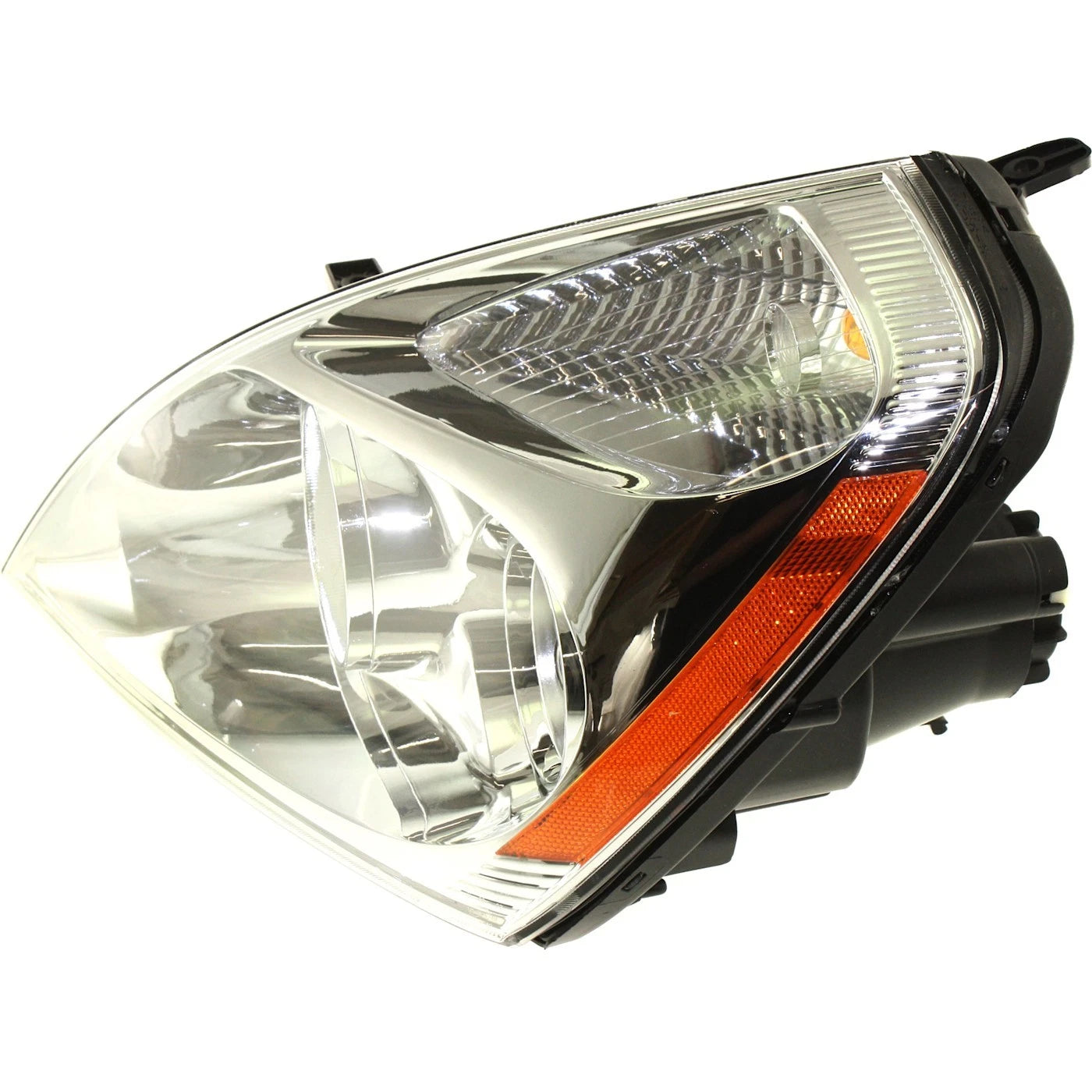 Set Of 2 Front Head Light Assembly Plastic Left Driver & Right Passenger Side Direct Replacement Compatible With 2006 Kia Sedona KI2502120 KI2503120 921014D010 921024D010