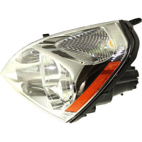 Set Of 2 Front Head Light Assembly Plastic Left Driver & Right Passenger Side Direct Replacement Compatible With 2006 Kia Sedona KI2502120 KI2503120 921014D010 921024D010