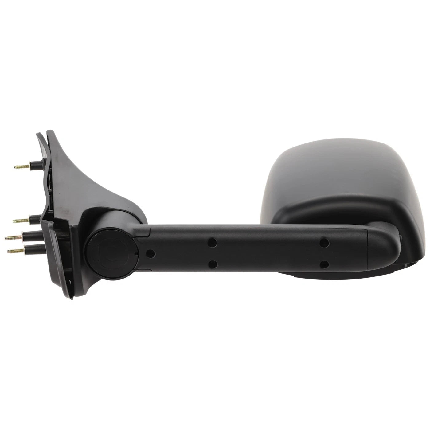 Front Towing Mirror Primed Manual Folding Without Signal Light Right Passenger Side Direct Replacement Compatible With 2002-2014 Ford E-Series 3C2Z17682FAA-PFM