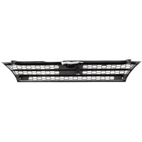Front Grille Textured Gray Shell And Insert Plastic Direct Replacement Compatible With 1995-1997 Nissan Altima NI1200168 623104E825