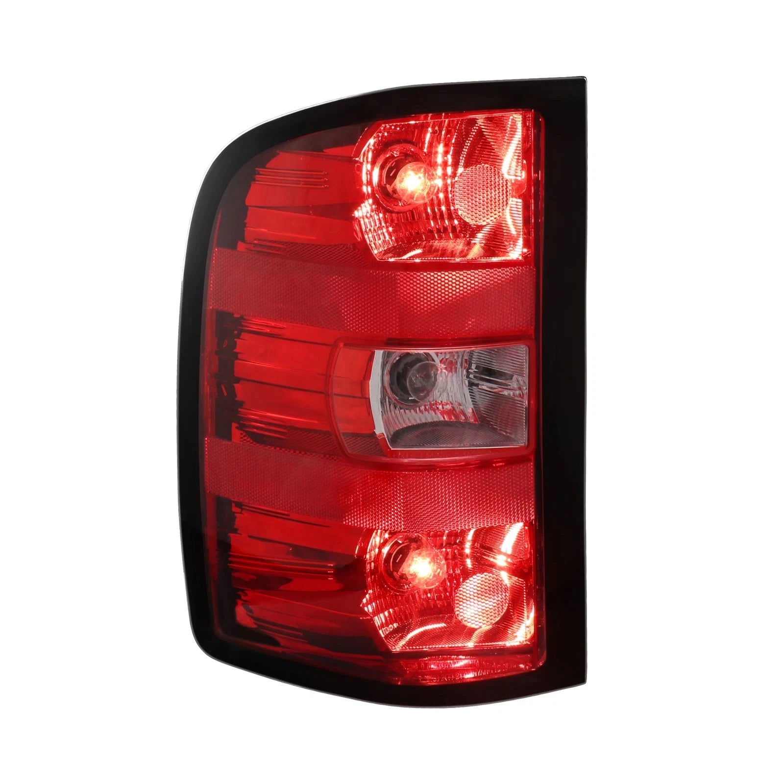 Front Head Light + Tail Lamp Left Driver & Right Passenger Side Direct Replacement Compatible With 2007-2013 Chevrolet Silverado 1500/2007-2014 2500HD 3500HD GM2503280 GM2502280