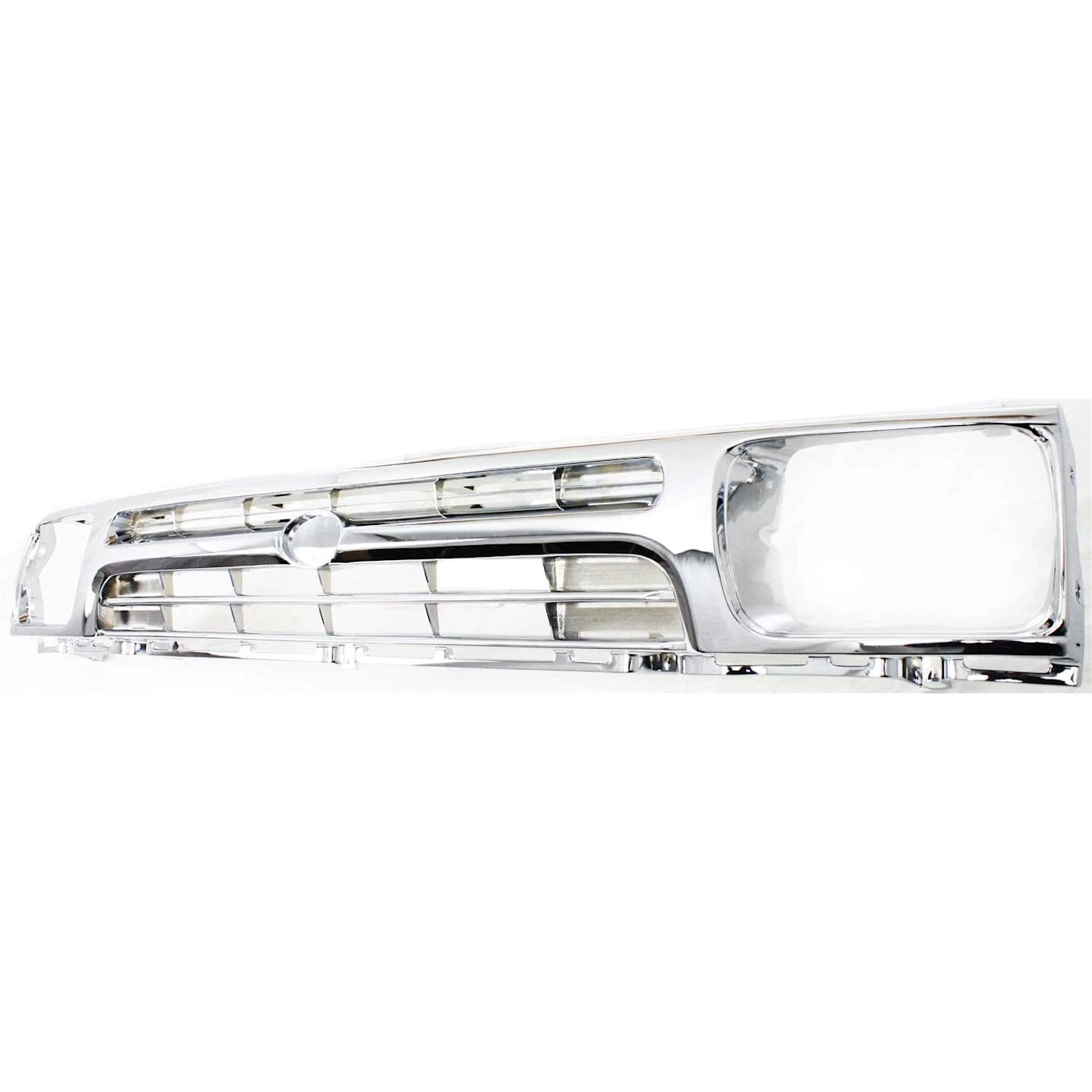 Front Grille Assembly Chrome Shell And Insert Plastic Direct Replacement Compatible With 1992-1995 Toyota Pickup TO1200247 5311135070-PFM