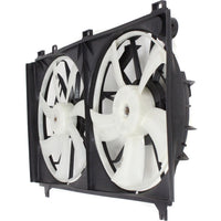 Front Radiator Dual Cooling Fan Assembly Plastic Direct Replacement Compatible With 2006-2013 Lexus IS250 LX3120101 1636374340-PFM
