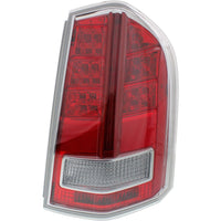 Set Of 2 Tail Light Assembly With Red Accent Right passenger Left Driver Side Direct Replacement Compatible With 2011-2013 Chrysler 300 68042170AE-PFM 68042171AE-PFM