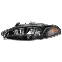 Set Of 2 Front Headlights Assembly Right Passenger & Left Driver Side Direct Replacement Compatible With 1997-1999 Mitsubishi Eclipse MI2502105 MI2503105 MR485143 MR485144
