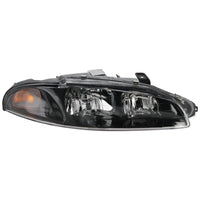 Set Of 2 Front Headlights Assembly Right Passenger & Left Driver Side Direct Replacement Compatible With 1997-1999 Mitsubishi Eclipse MI2502105 MI2503105 MR485143 MR485144